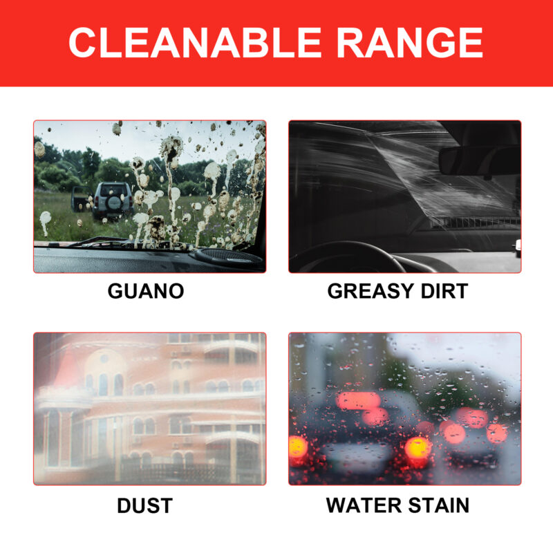 RAYHONG Fast-Acting Car Windshield Cleaner – Oil Film Remover, Glass-Safe Stain Detergent - Image 4
