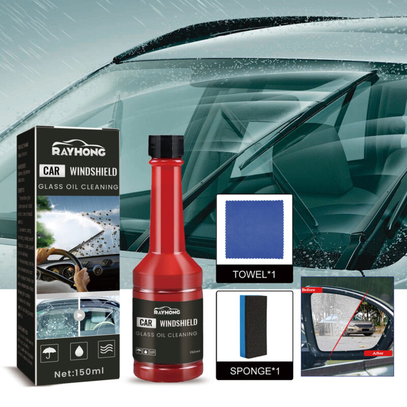 Rayhong Fast-Acting Car Windshield Cleaner – Safe Glass Formula, Multi-Purpose Stain Removal - Image 2