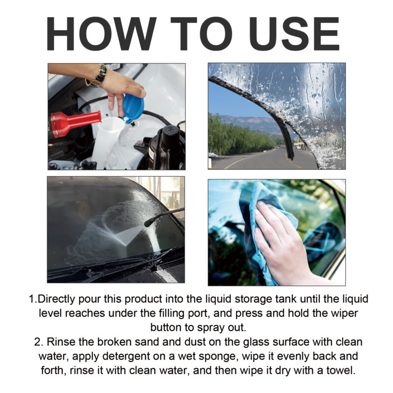 Rayhong Fast-Acting Car Windshield Cleaner – Safe Glass Formula, Multi-Purpose Stain Removal - Image 5