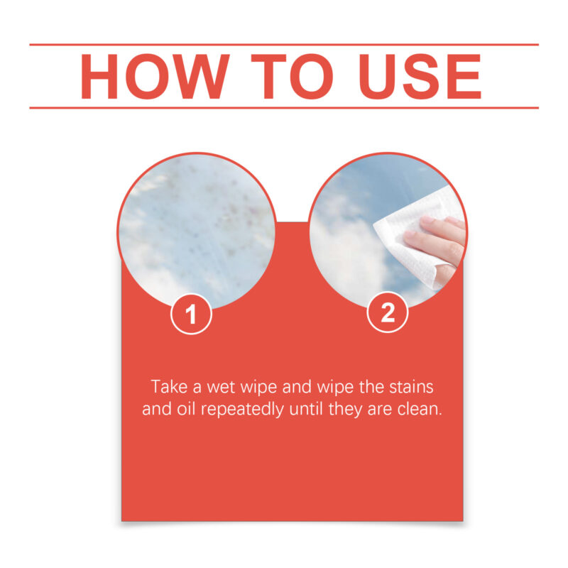 Rayhong Fast-Acting Car Windshield Wipes: Oil Film Remover, Safe Glass Cleaner - Image 6