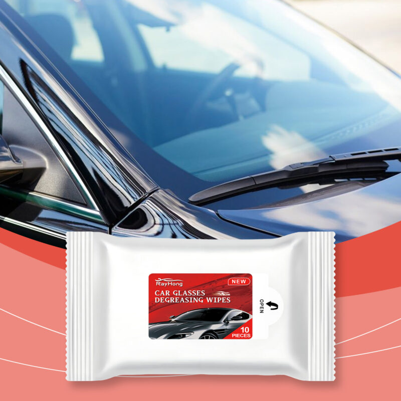 Rayhong Fast-Acting Car Windshield Wipes: Oil Film Remover, Safe Glass Cleaner - Image 2