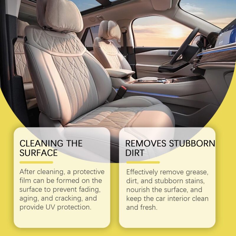 Rayhong Fast-Acting Foam Car Cleaner – Multi-Purpose, Surface-Safe Interior Stain Remover - Image 3