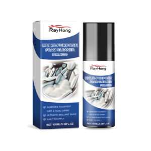 Rayhong fast-acting multi-purpose car interior foam cleaner safe for leather fabric plastic