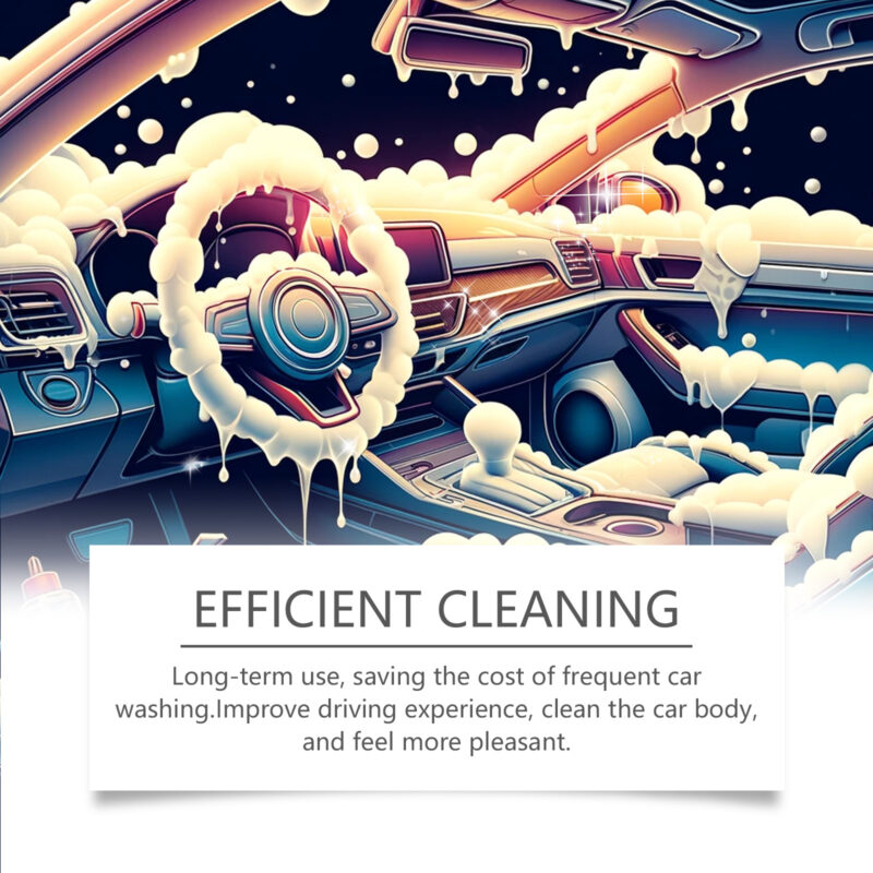 Rayhong Fast-Acting Multi-Purpose Foam Cleaner – Car Interior Cleaner, Surface-Safe - Image 3