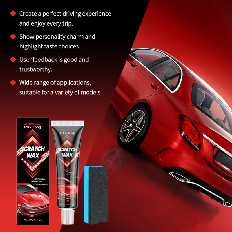 Rayhong Fast-Acting Surface-Safe Car Wax – Paint Protection & Gloss Enhancer - Image 3