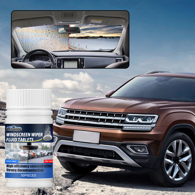 Rayhong Fast Windshield Cleaner: Effervescent, Safe Decontamination Tablet - Image 2
