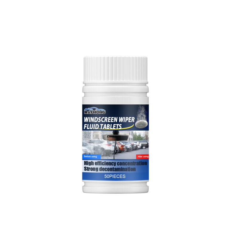 Rayhong Fast Windshield Cleaner effervescent decontamination tablet for safe windshield cleaning