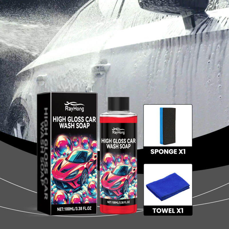 Rayhong Foam Car Wash: Multi-Purpose Surface-Safe Cleaner for Interiors & Exteriors - Image 2