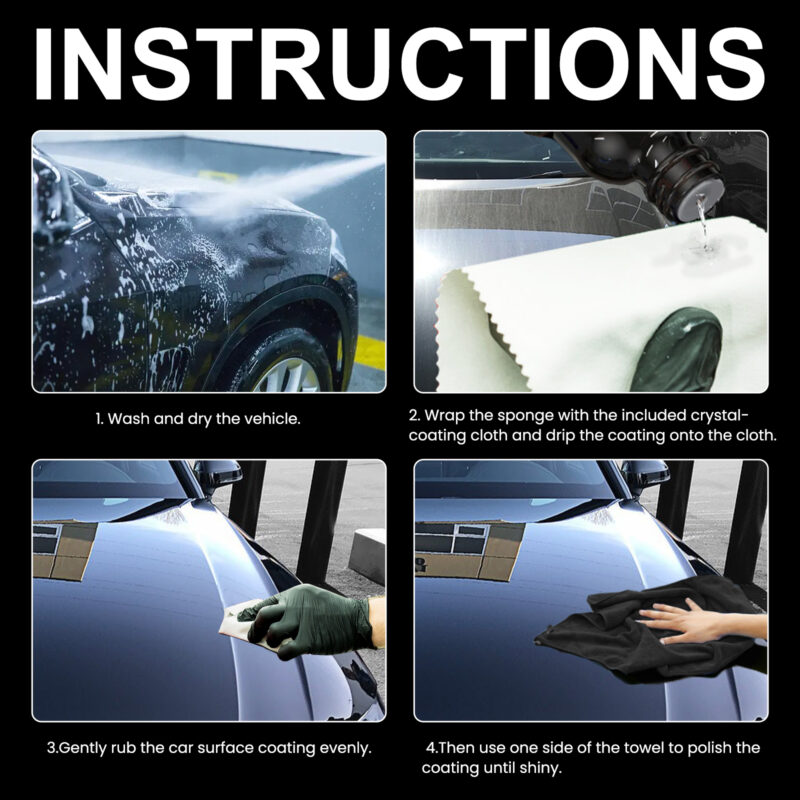 Rayhong Graphene Ceramic Coating – Paint Protection, Waterproof, Surface-Safe Formula - Image 6