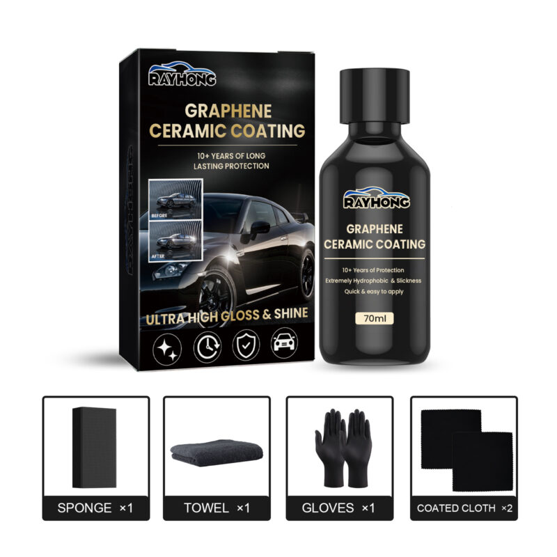 Rayhong Graphene Ceramic Coating for car paint protection and waterproofing