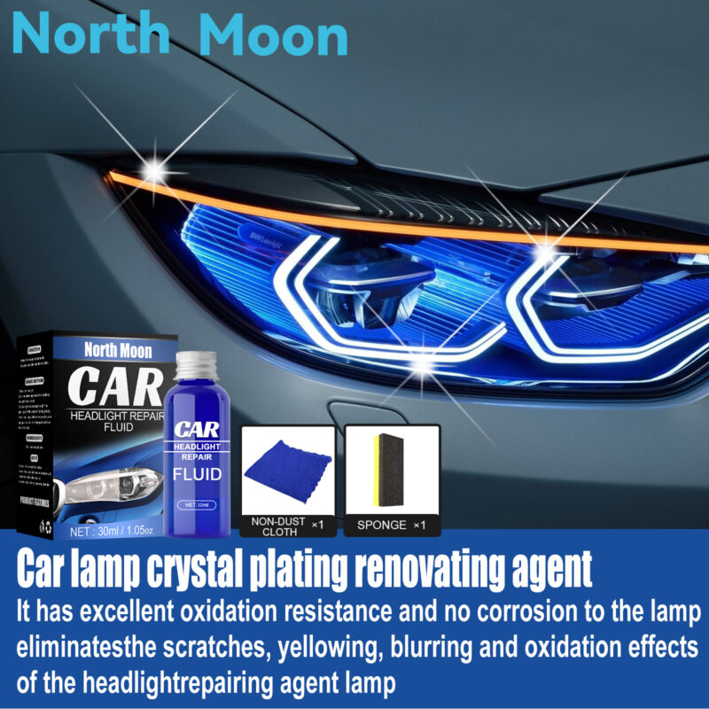 Rayhong Headlight Refurbishment Solution – Multi-Purpose, Fast-Acting (30ml Set) - Image 3