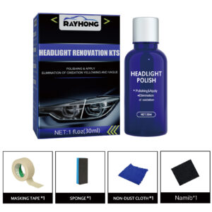 Rayhong Headlight Restorer Kit scratch remover for clear headlights