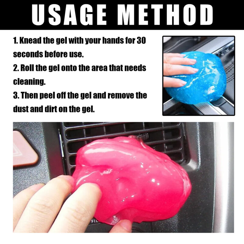 Rayhong Magic Clean Jelly: Multi-Purpose Car Interior Cleaner, Safe Surface Decontamination Gel - Image 8