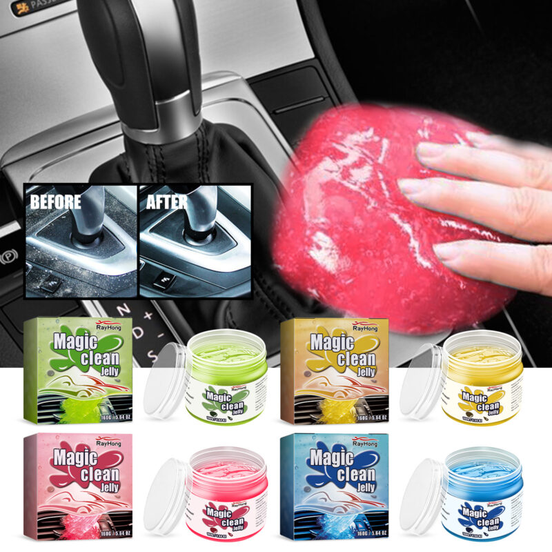 Rayhong Magic Clean Jelly: Multi-Purpose Car Interior Cleaner, Safe Surface Decontamination Gel - Image 4