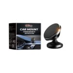 Rayhong magnetic car phone mount rotating dashboard stand compact easy install accessory