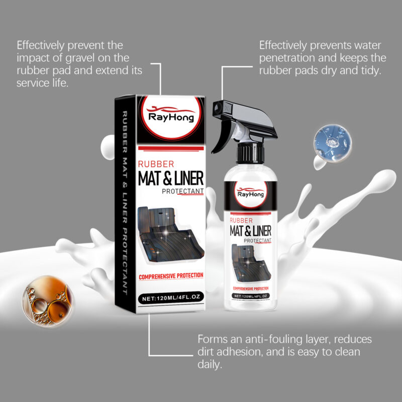 Rayhong Multi-Functional Foam Cleaner: Car Interior Rubber Mat Degreaser & Protective Formula - Image 3