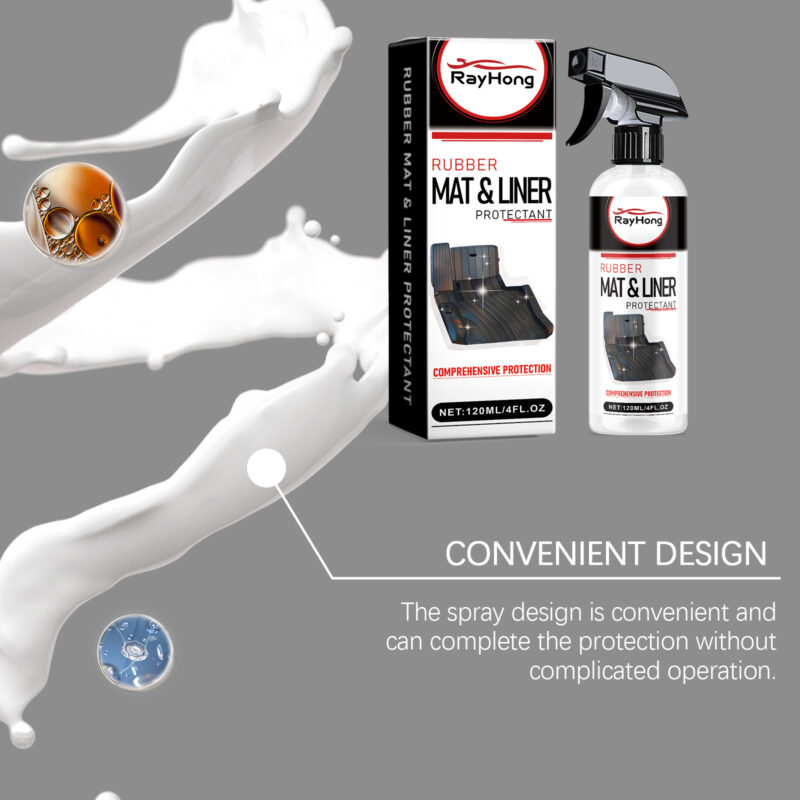 Rayhong Multi-Functional Foam Cleaner: Car Interior Rubber Mat Degreaser & Protective Formula - Image 4