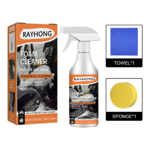 Rayhong Multi-Functional Foam Cleaner 120ml fast-acting car interior stain remover
