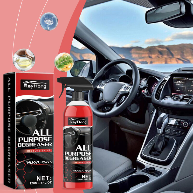 Rayhong Multi-Purpose Car Cleaner: Fast-Acting, Safe Interior Stain Removal - Image 2