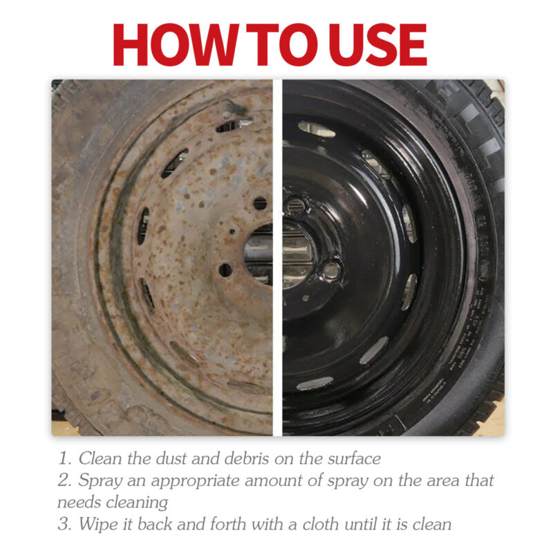 Rayhong Multi-Purpose Car Cleaner: Rust Remover, Surface-Safe, Fast-Acting - Image 6