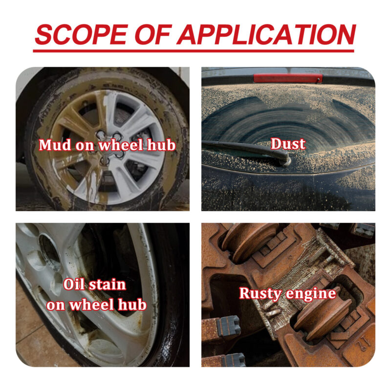 Rayhong Multi-Purpose Car Cleaner: Rust Remover, Surface-Safe, Fast-Acting - Image 4