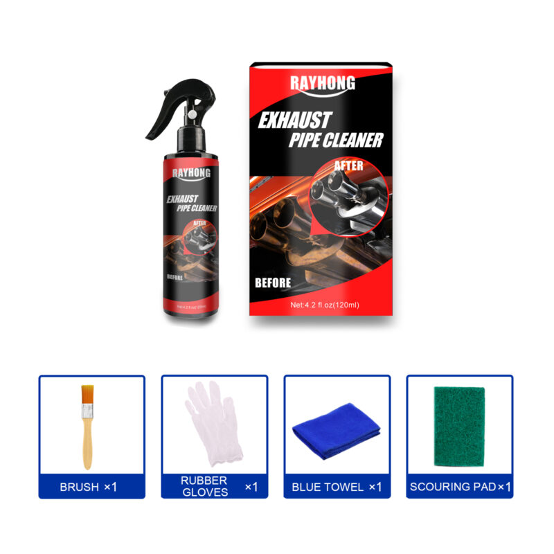 Rayhong multi-purpose car exhaust rust remover safe surface formula 120ml