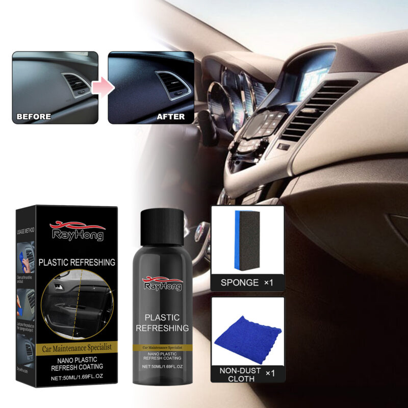 Rayhong Multi-Purpose Car Interior Cleaner – Plastic Refresh, Surface-Safe Protective Formula - Image 2