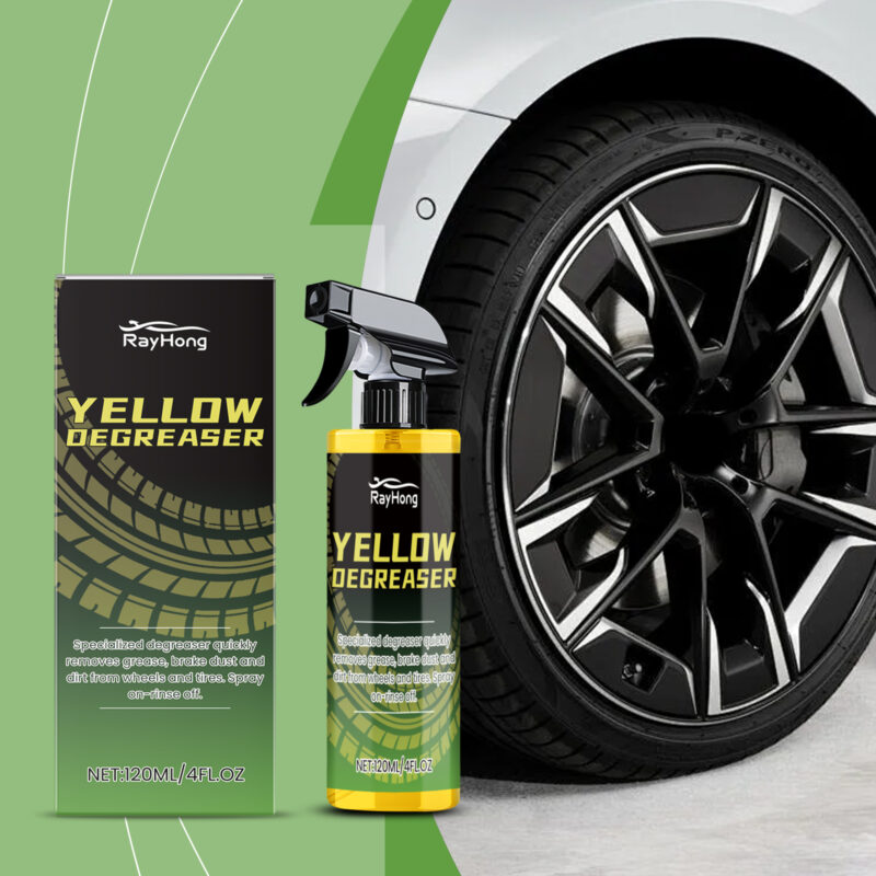 Rayhong Multi-Purpose Car Tire Cleaner: Rust Remover, Wheel Care (Fast-Acting, Surface-Safe) - Image 2