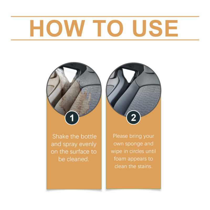 Rayhong Multi-Purpose Foam Cleaner: Car Interior Deep Clean, Safe Protective Formula - Image 6