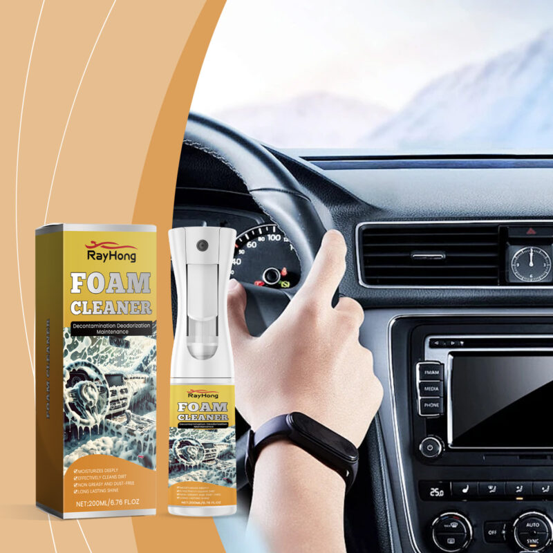 Rayhong Multi-Purpose Foam Cleaner: Car Interior Deep Clean, Safe Protective Formula - Image 2