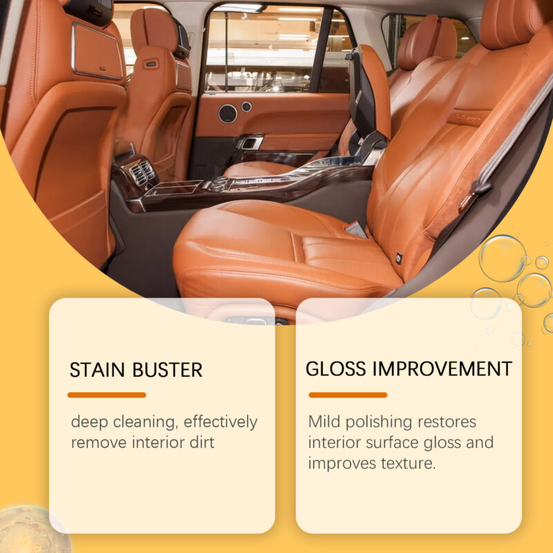 Rayhong Multi-Purpose Foam Cleaner: Fast-Acting Car Interior Cleaner, Safe Surface Care - Image 4