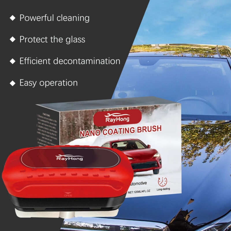 Rayhong Nano Coating Brush: Fast Car Glass Cleaner, Rain Protection & Surface-Safe - Image 3