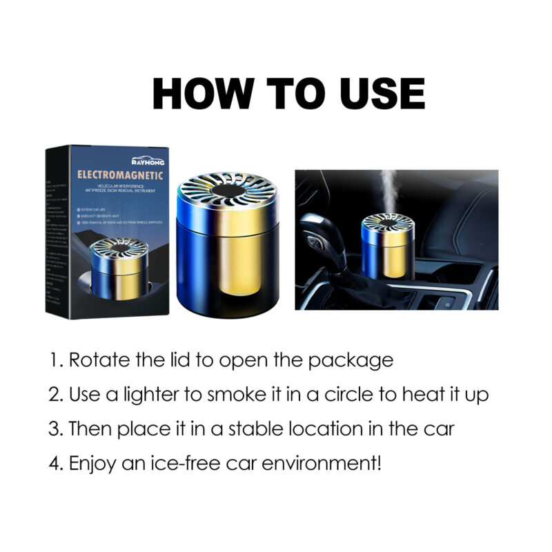 Rayhong Quick-Acting Car Window Deicer: Portable Snow Removal Tool - Image 5