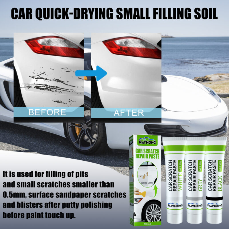 Rayhong Quick-Drying Car Scratch Filler: Fast-Acting, Surface-Safe Repair for Small Defects - Image 2