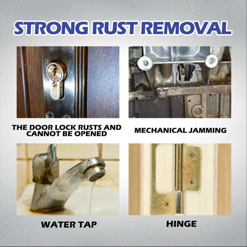 Rayhong Rust Remover & Cleaner: Car Exhaust/Interior Rust Removal, Multi-Purpose Fast-Acting Surface-Safe - Image 3