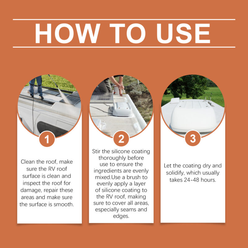 Rayhong RV Roof Sealant: Waterproof Leak Repair, Long-Lasting Protective Coating - Image 6