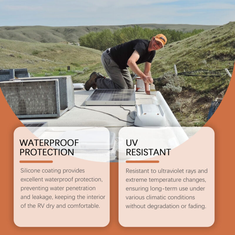Rayhong RV Roof Sealant: Waterproof Leak Repair, Long-Lasting Protective Coating - Image 3