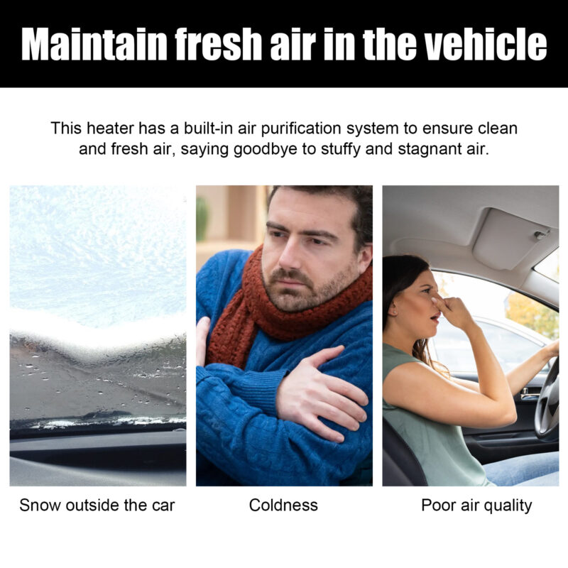Rayhong Solar Car Heater: Fast-Acting Interior Defrost, Snow Prevention Radiator - Image 4