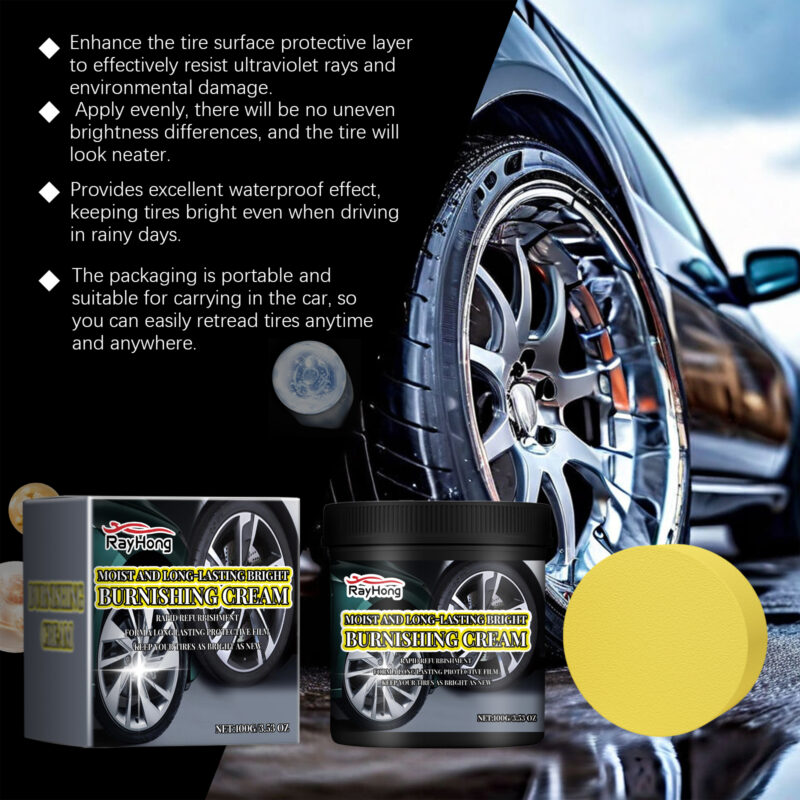 Rayhong Tire Cleaner: Rust Removal, Fast-Acting Protective Formula for Car Wheels - Image 3