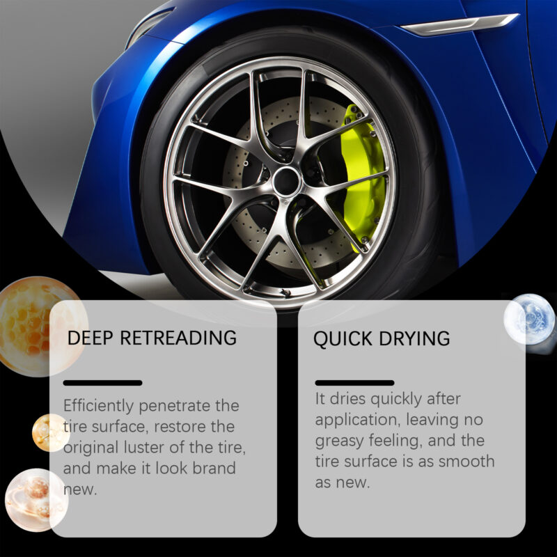 Rayhong Tire Cleaner: Rust Removal, Fast-Acting Protective Formula for Car Wheels - Image 4