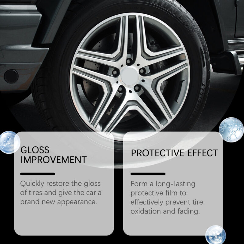 Rayhong Tire Gloss Spray: Fast-Acting Protective Coating for Car Tires & Wheels - Image 4