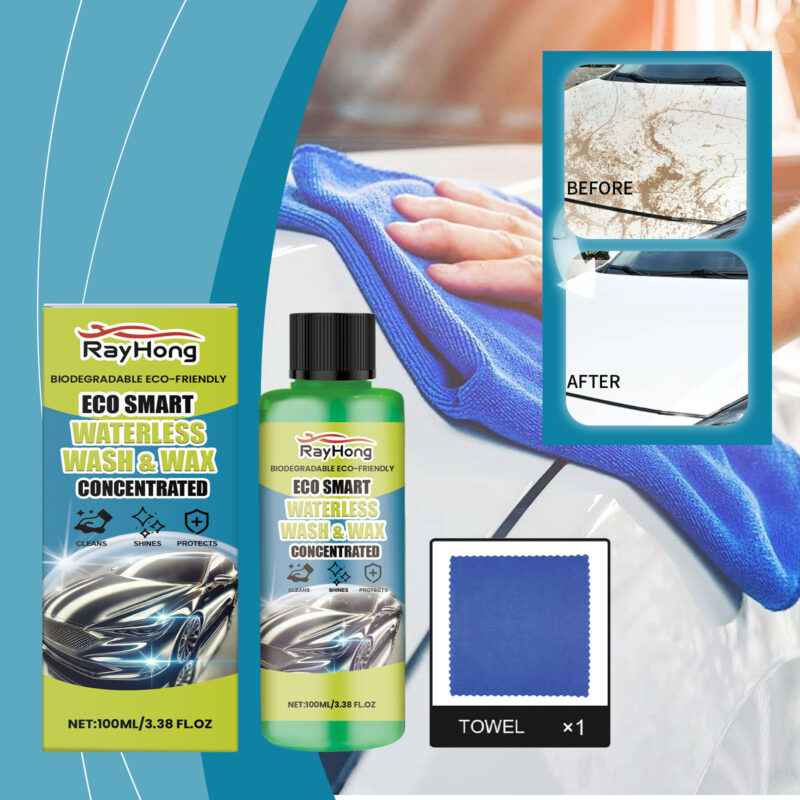 Rayhong Waterless Car Wash Cleaner – Multi-Purpose, Surface-Safe, Fast-Acting | Car Interior Cleaner - Image 2