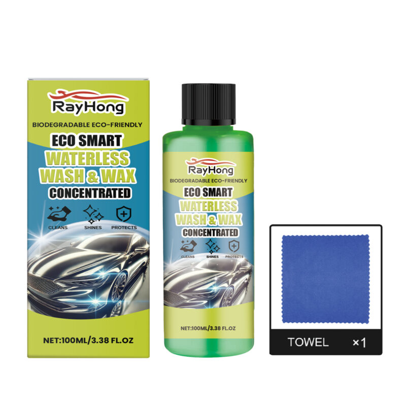 Rayhong waterless car wash cleaner multi purpose for car interior exterior surfaces