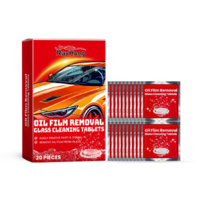 Rayhong windshield cleaning tablets fast-acting safe stain remover for clear windshields