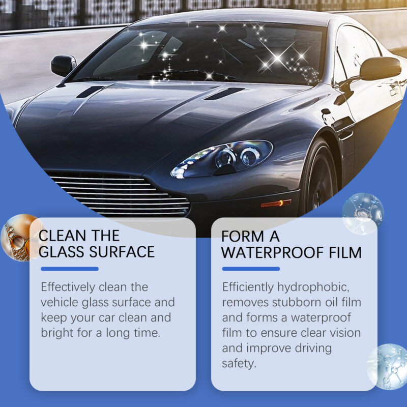Rayhong Windshield Cleaning Tablets: Waterproof Effervescent, Fast-Acting Car Window Stain Remover - Image 3