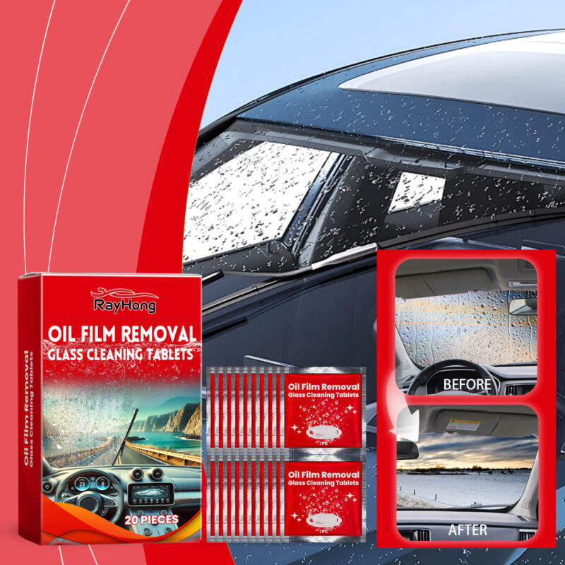 Rayhong Windshield Wiper Oil Film Cleaner – Fast-Acting, Safe Glass Formula - Image 2