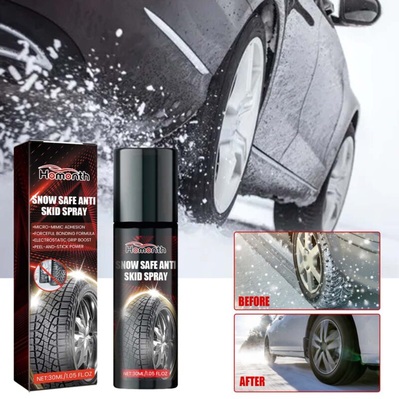 Snow Safe Car Tire Anti-Slip Spray – Fast-Acting Winter Grip & Surface-Safe Formula - Image 2