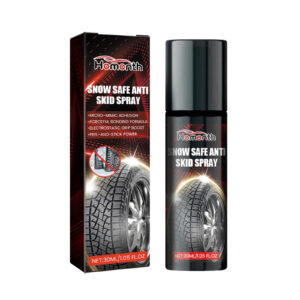 Snow Safe car tire anti-slip spray for winter grip on icy roads