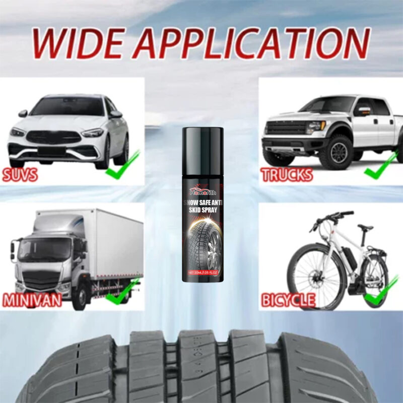 Snow Safe Car Tire Anti-Slip Spray – Fast-Acting Winter Grip & Surface-Safe Formula - Image 4