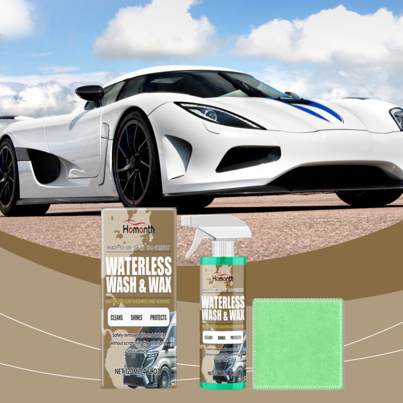 Waterless Car Wash Coating: Fast-Acting Exterior Cleaner, Stain Removal & Protective Formula - Image 2